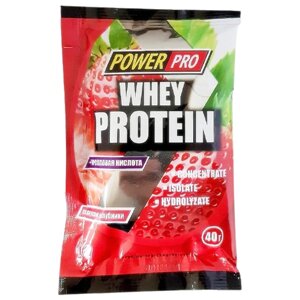 Протеин Power Pro Whey Protein, 600 гр., клубника