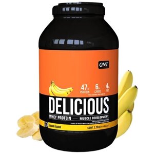 Протеин QNT Delicious Whey, 2200 гр., банан