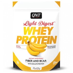 Протеин QNT Light Digest Whey Protein, 500 гр., банан