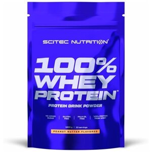 Протеин Scitec 100% Whey Protein 1000 г Арахисовая Паста