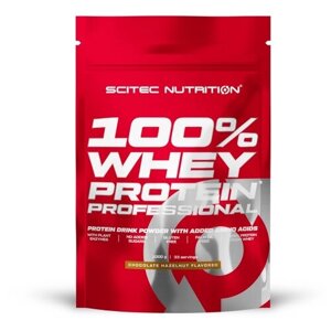 Протеин Scitec Nutrition 100% Whey Protein Professional, 1000 гр., фундук-шоколад