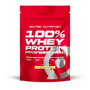 Протеин Scitec Nutrition 100% Whey Protein Professional, 500 гр., киви-банан