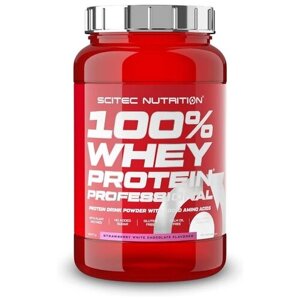 Протеин Scitec Nutrition 100% Whey Protein Professional, 920 гр., клубника-белый шоколад