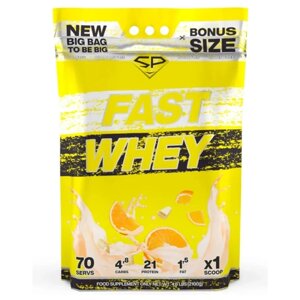 Протеин STEELPOWER Fast Whey Protein, 2100 гр., апельсин-шоколад