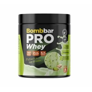 Протеин сывороточный BOMBBAR PRO Whey, 450 г, вкус: фисташковое мороженое