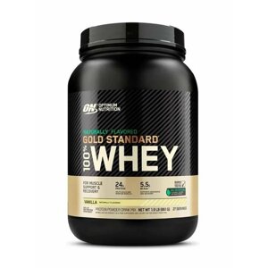 Протеин сывороточный Optimum Nutrition 100% Whey Gold Standard Natural Gluten Free 907 г - ваниль