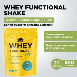 Протеин сывороточный PRIMEKRAFT Whey Functional Shake, Фисташковое мороженое, 900 гр, дой пак