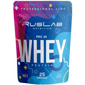 Протеин сывороточный WHEY PRO 65, белковый коктейль (800 гр), вкус имбирный пряник