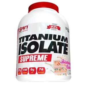 Протеин Titanium Isolate Supreme (2270 гр. Праздничный торт