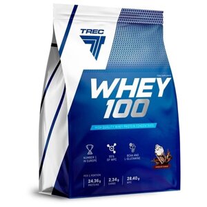 Протеин Trec Nutrition Whey 100, 2270 гр., шоколад