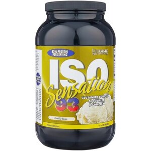Протеин Ultimate Nutrition ISO Sensation 93, 910 гр., ваниль