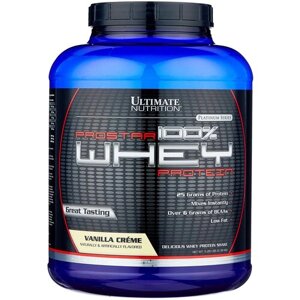Протеин Ultimate Nutrition Prostar 100% Whey Protein, 2390 гр., ваниль
