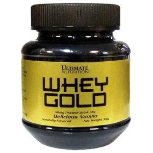 Протеин Ultimate Nutrition Whey Gold, 34 гр., ваниль