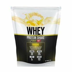 Протеин Whey Protein Shake Power Pro, 900 г, вкус: банан