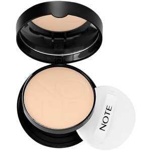 Пудра компактная для лица `NOTE` luminious SILK compact powder с эффектом сияния тон 198