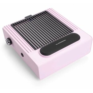 Пылесос для маникюра Dust Barrier, 80 Вт, 4300 об/мин, многоразовый фильтр, розовый