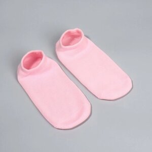 Queen fair Гелевые носочки, увлажняющие, ONE SIZE, цвет нежно-розовый