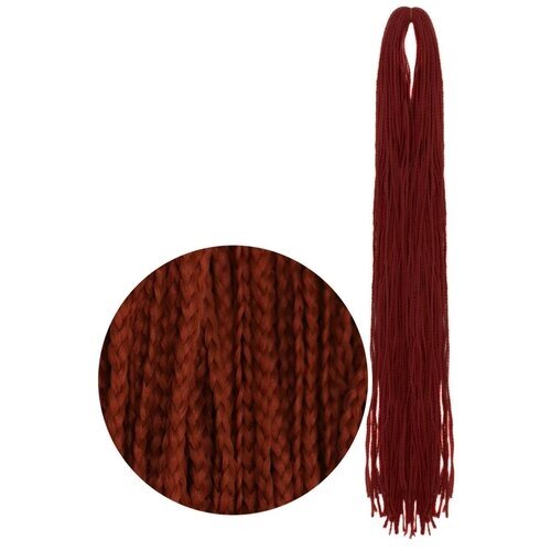 Queen Fair пряди из искусственных волос афрокосы Зи-зи, тёмно-рыжий