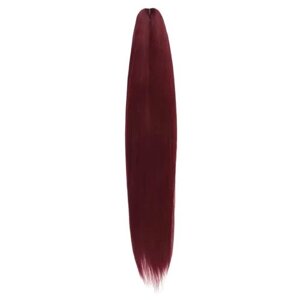 Queen Fair пряди из искусственных волос Sim-Braids, бордовый