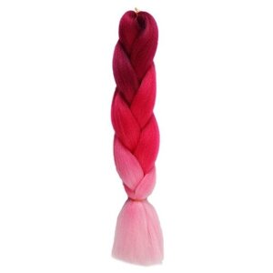 Queen Fair пряди из искусственных волос Zumba трехцветный, лиловый/розовый/светло-розовый