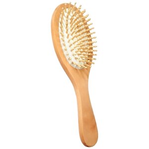 Расческа для волос деревянная массажная, KF 24 см.