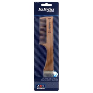 Расческа-гребень BaByliss мужская 3 в 1, для волос/бороды/усов