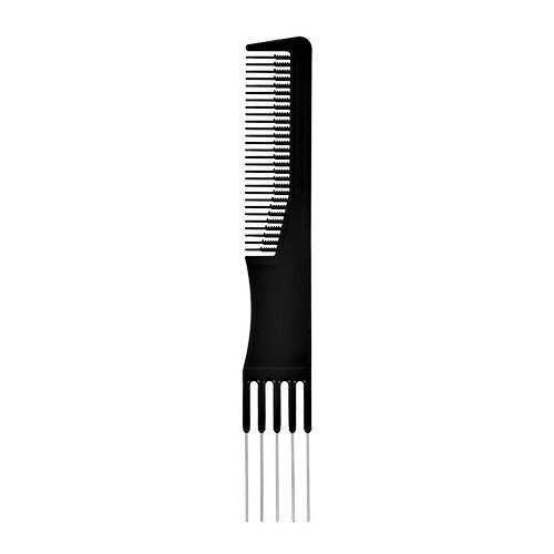 Расческа-гребень для волос LADY PINK BASIC PROFESSIONAL с металлической вилкой, 20 см