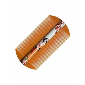 Расческа-гребень двухсторонняя Geisha (02 Оранжевая), Irisk professional, 4680379111635