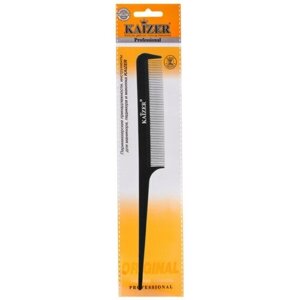 Расческа KAIZER 22см гребень с острой ручкой пластик