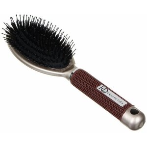 Расческа-щетка для волос с натуральной щетиной Премиум, ЮниLook, полистирол, нейлон, 24x6,3см