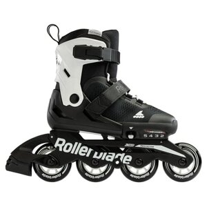 Раздвижные роликовые коньки Rollerblade Microblade 2022, р. 33 – 36.5, black/white