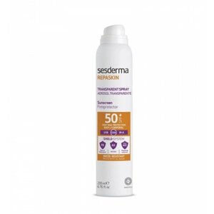 Repaskin transparent SPRAY (aerosol) спрей солнцезащитный прозрачный для тела SPF 50, 200 мл