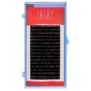 Ресницы чёрные LASHY Mix M 0.10 9-12мм (16 линий)