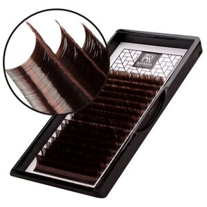 Ресницы «Горький шоколад» BARBARA микс (Изгиб: C, Толщина: 0.07, Микс длин: 7-15мм)