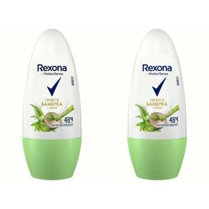 Rexona Антиперспирант роликовый женский Свежесть бамбука и Алоэ вера, формула с антиоксидантами, 50 мл набор из 2 шт.