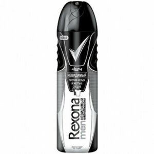 Rexona Антиперспирант-спрей Men Невидимый на черном и белом, 150 мл, 3 шт