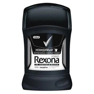 Rexona Антиперспирант стик Men Невидимый на черной и белой одежде, 50 мл