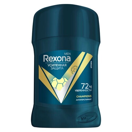 Rexona Men антиперспирант-стик мужской Champions, защита от запаха и пота 72 часа , 50 мл