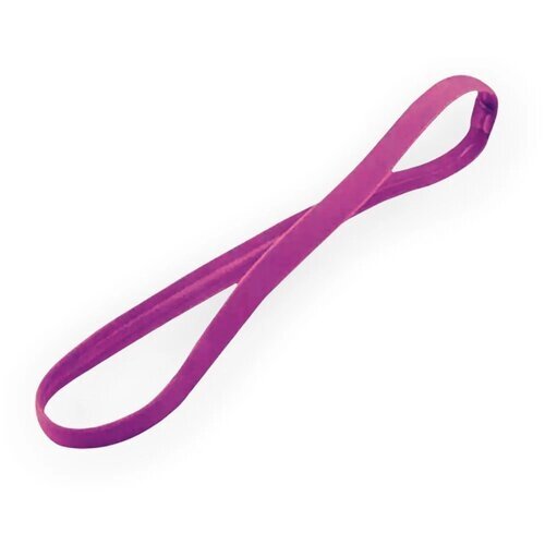 Резинка для волос с силиконовой полоской (фиолетовый цвет). Для занятий спортом