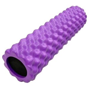 Ролик массажный для йоги Coneli Yoga Bulge 45x12.5 см фиолетовый
