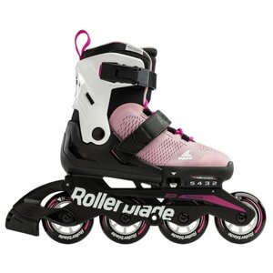 Роликовые коньки Rollerblade Microblade 2022, р. 33 – 36.5, pink/white