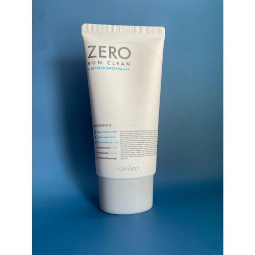 Rom&nd Zero Sun Clean Лёгкий освежающий солнцезащитный крем SPF50+ 50мл.