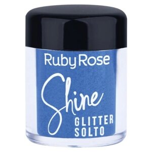 Ruby Rose Пигмент для век Shine Glitter Solto, 21 г