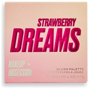 Румяна для лица Makeup Obsession Румяна Blush Crush Palette Strawberry Dreams