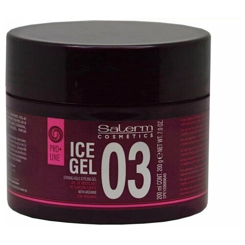 Salerm Cosmetics Pro·Line гель для укладки Ice Gel, сильная фиксация, 200 мл