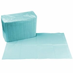 Салфетка бумажная непромокаемая стоматологическая 33х45 см, 500 шт/упк