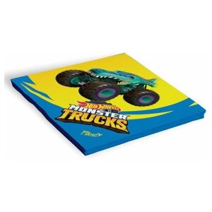 Салфетки бумажные 33х33 см, 12 шт, "Hot Wheels" PRIORITY, 3-х слойные, БП-C-ХВ-001