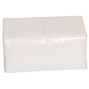 Салфетки бумажные Комус Big pack, 24х24 см, 1 слой, белые, 600 шт
