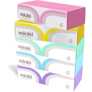 Салфетки бумажные MIOKI Волна, 200 шт. х 5 уп.