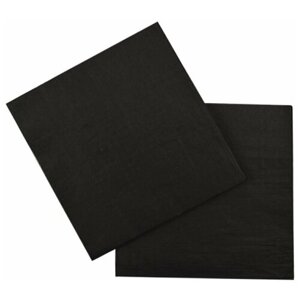 Салфетки бумажные Riota, черный, 33 см, 12 шт.